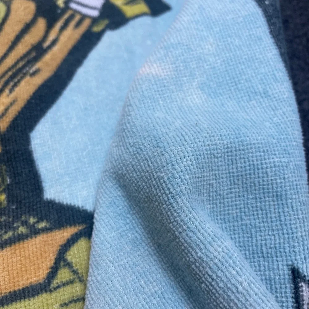 Vintage 2003 Teenage Mutant Ninja Turtles TMNT Beach Towel Peter Laird Graphic